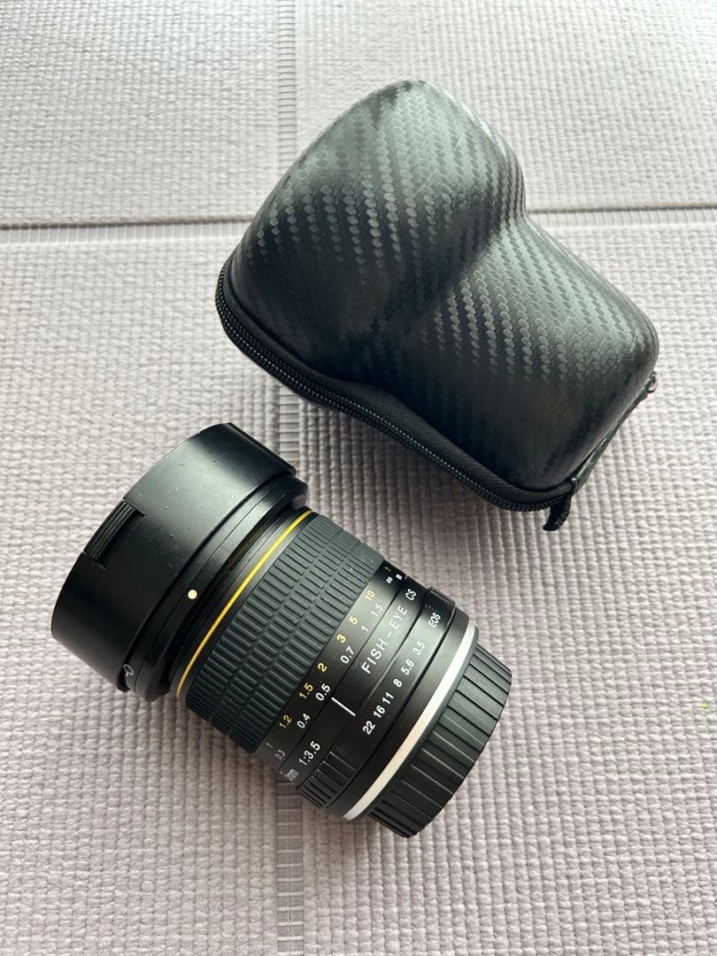 Opteka 6.5mm f3.5 fish-eye キャノン EF