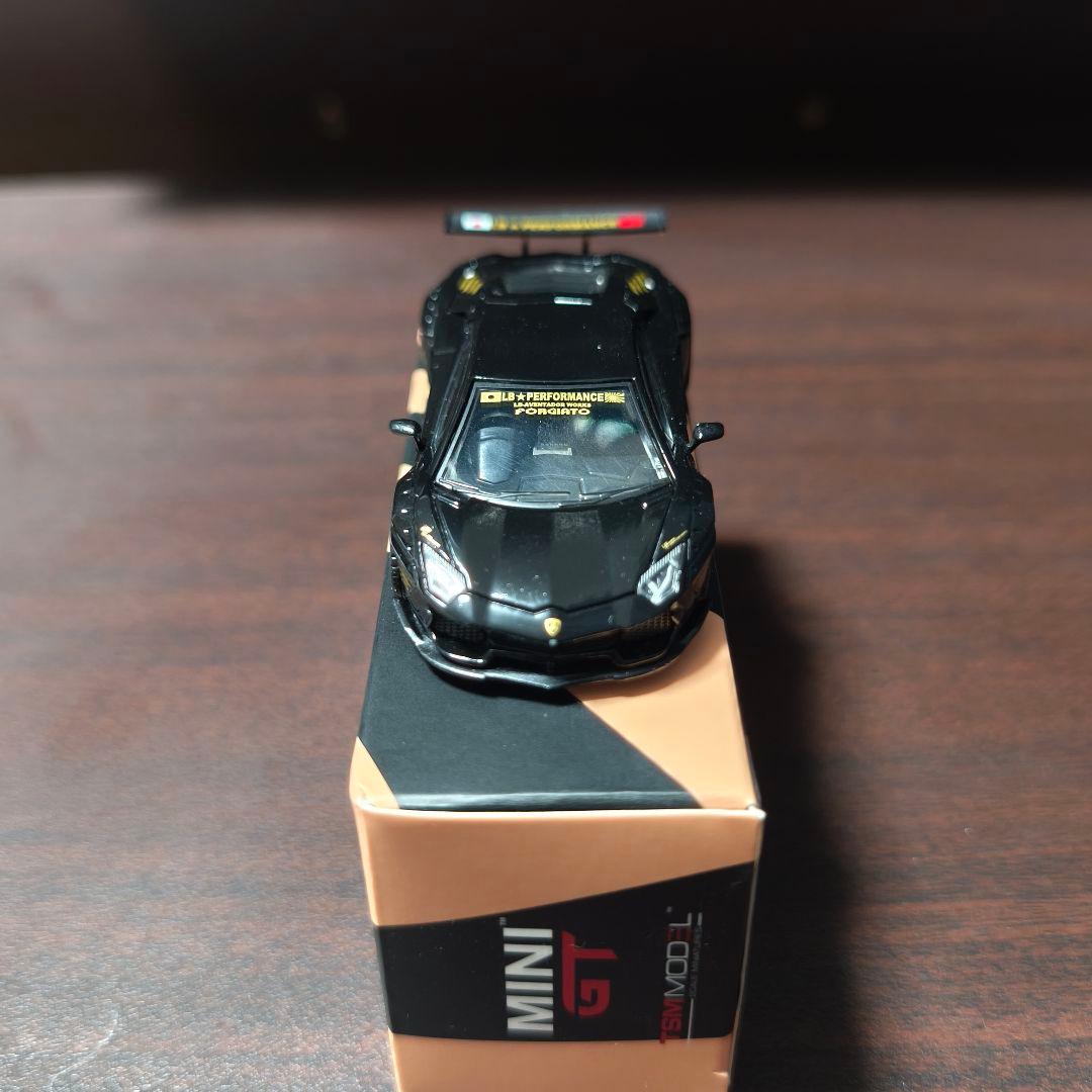 MINI GT LB★WORKS ランボルギーニ アヴェンタドール ブラック 右