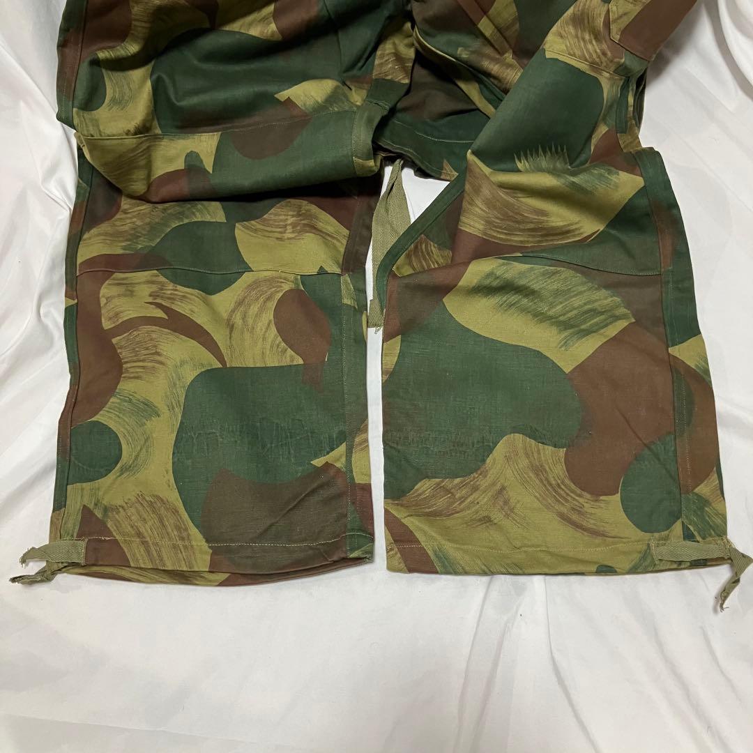 ベルギー軍　50's ブラッシュストロークカモ　dead stock 実物　前期