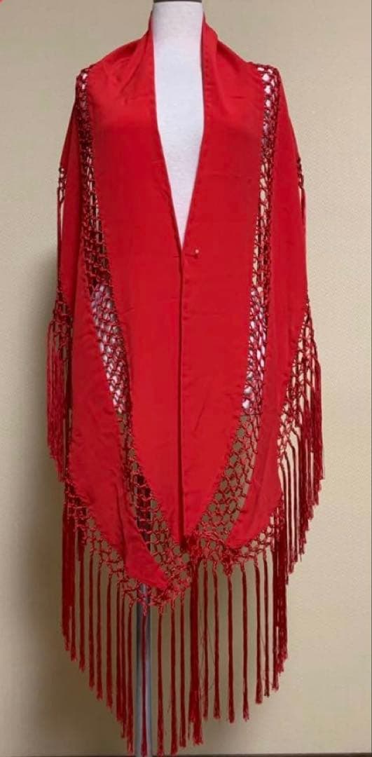 フラメンコシージョ　イベリア　赤