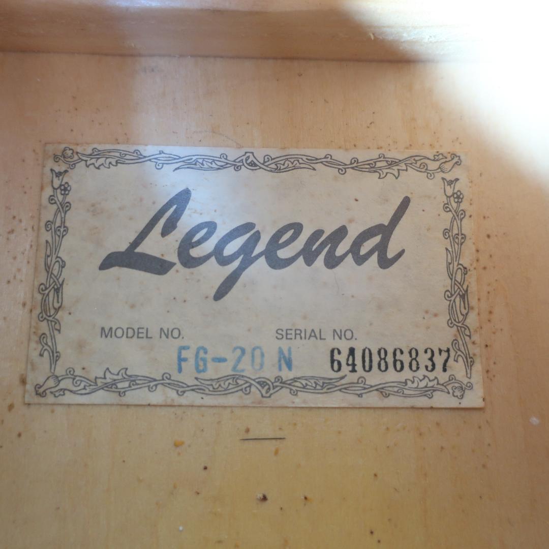 美品 Legend FG-20N アコースティックギター
