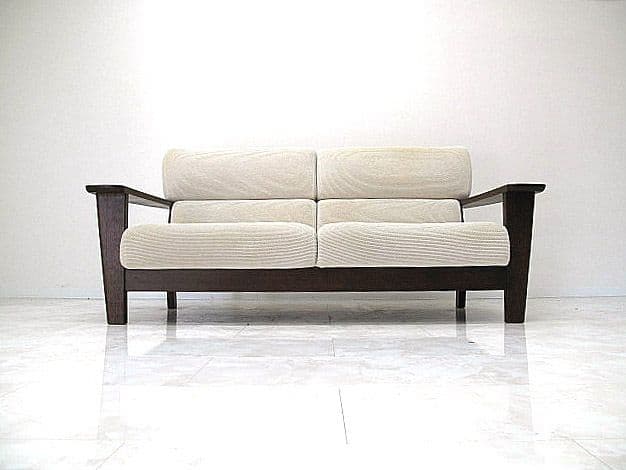 【展示品】柏木工 「ソフィ」 オーク無垢材2人掛けソファ 2Pソファ