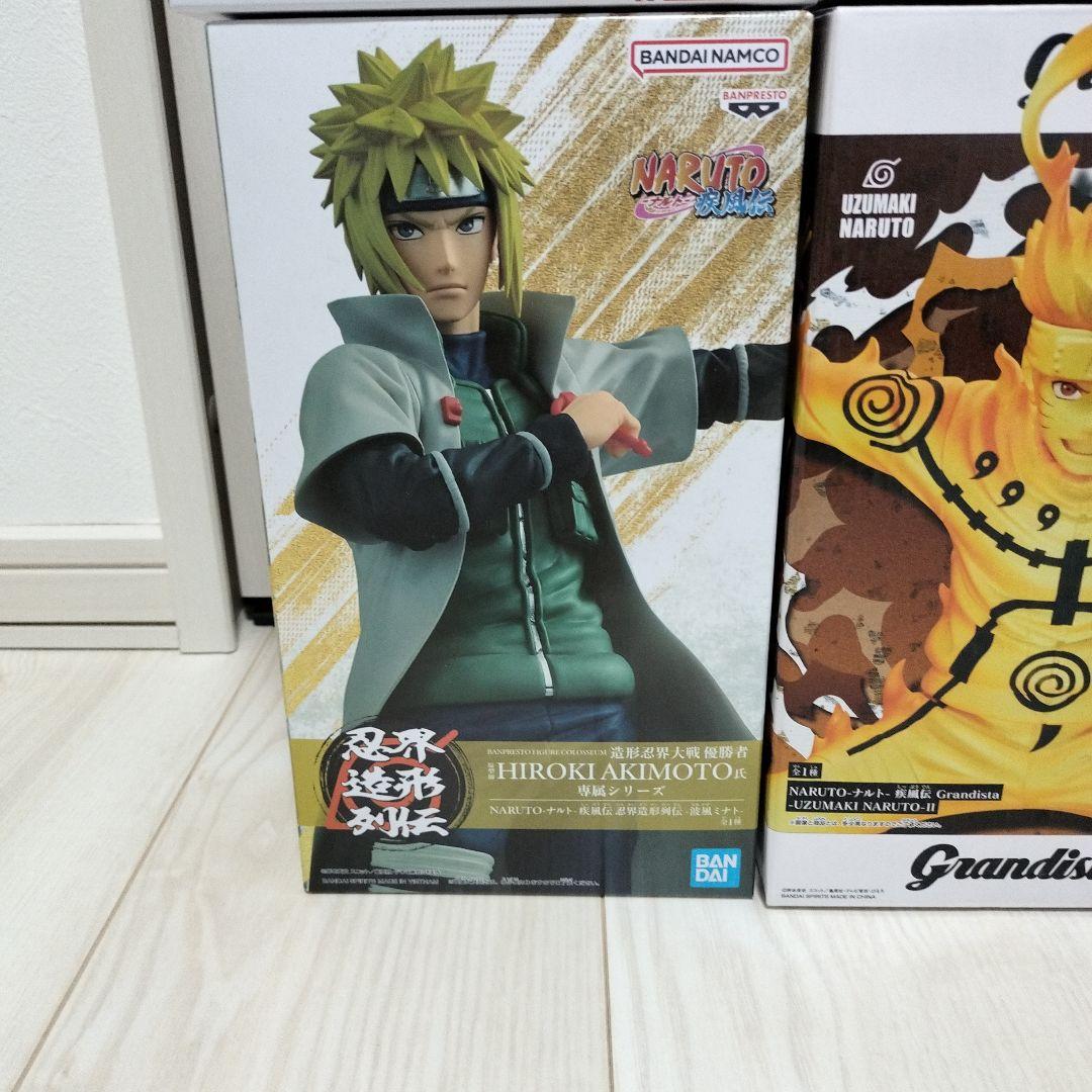 (最終)【新品未開封】ナルト フィギュア ミナト　ボルト　我愛羅　君麻呂　疾風伝