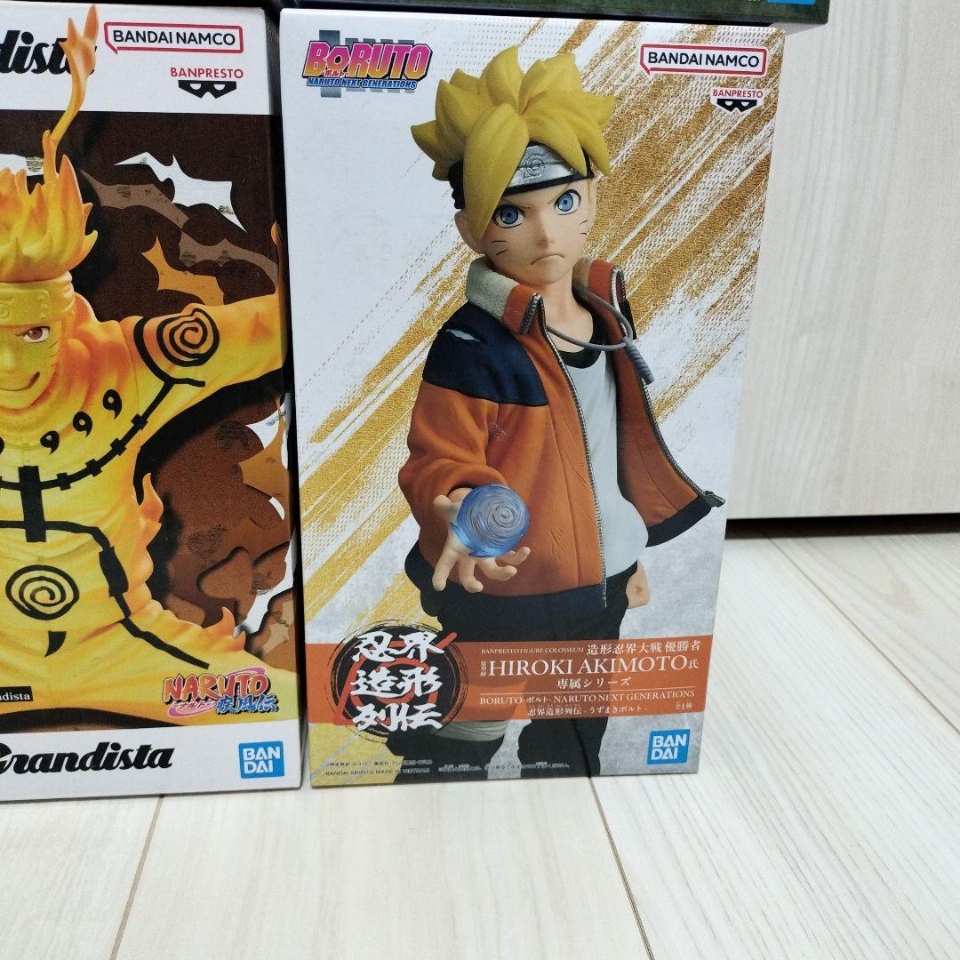 (最終)【新品未開封】ナルト フィギュア ミナト　ボルト　我愛羅　君麻呂　疾風伝