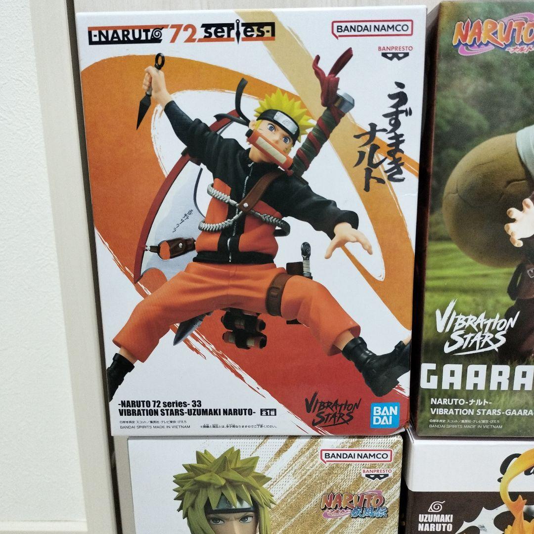 (最終)【新品未開封】ナルト フィギュア ミナト　ボルト　我愛羅　君麻呂　疾風伝