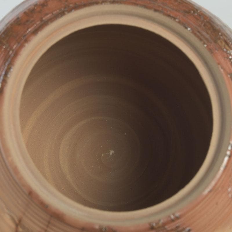 茶道具　常滑焼　桑山圭洋造　朱泥　茶注　急須　共布共箱　V　9917