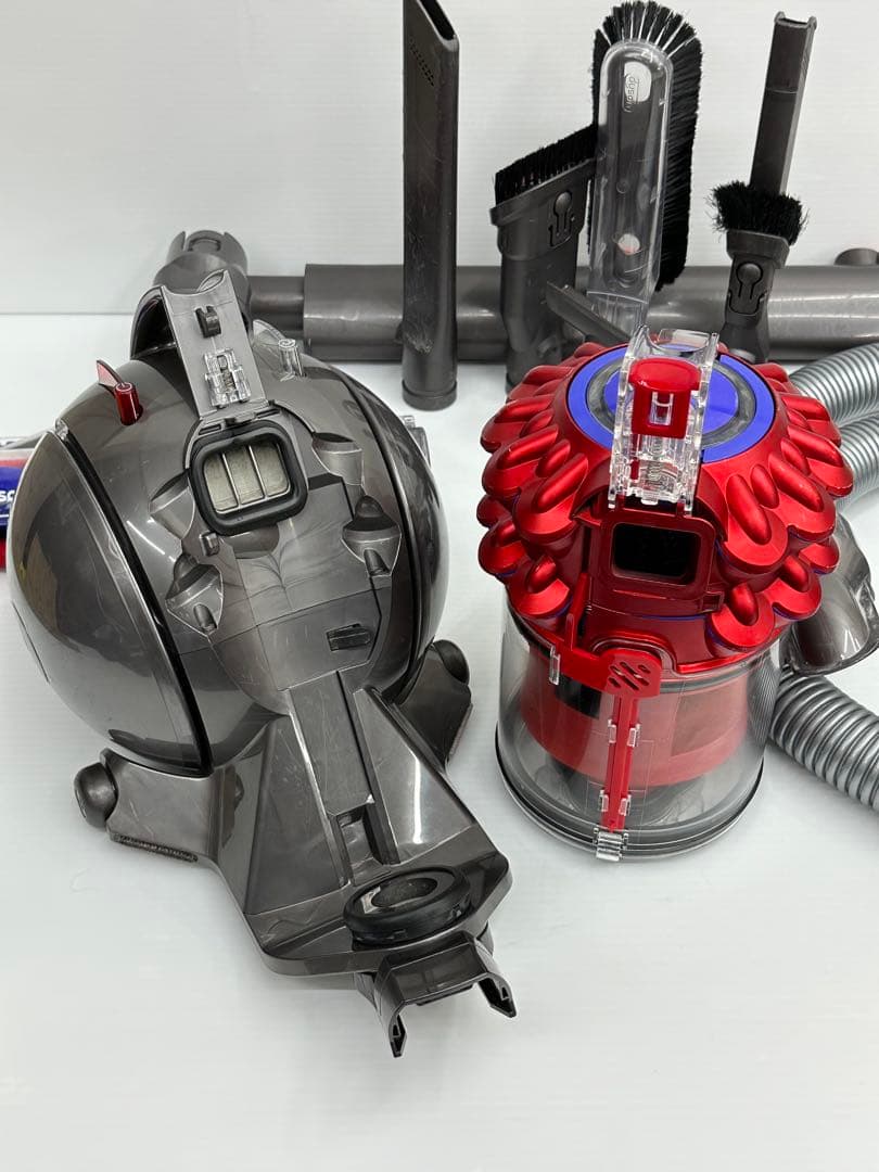 動作保証品　中古　ダイソン　Dyson CY24 掃除機　フルセット　赤