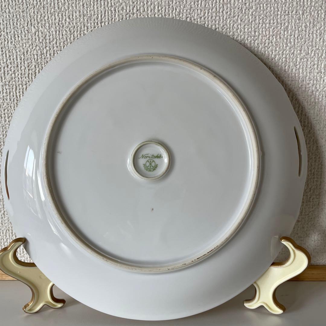 ・絵皿・１９０８年・英国輸出・２５cm・両耳付き・オールドノリタケ・