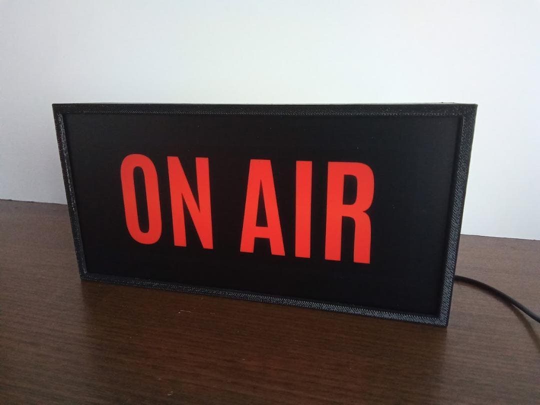 オンエア ON AIR サイン ランプ 看板 置物 雑貨 LEDライトBOX②