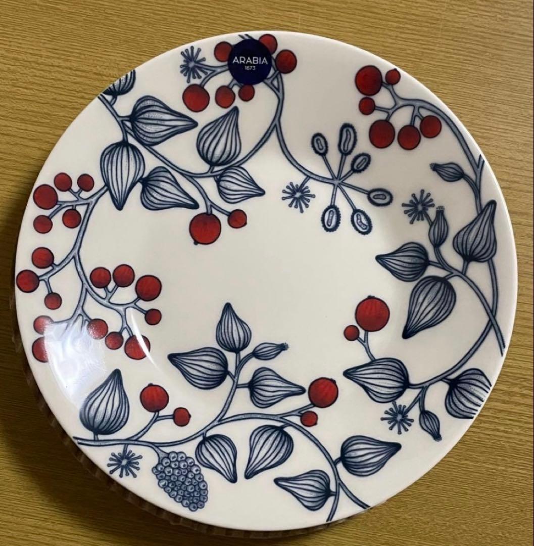 【新品】アラビア食器　フロストベリープレート16.5cm