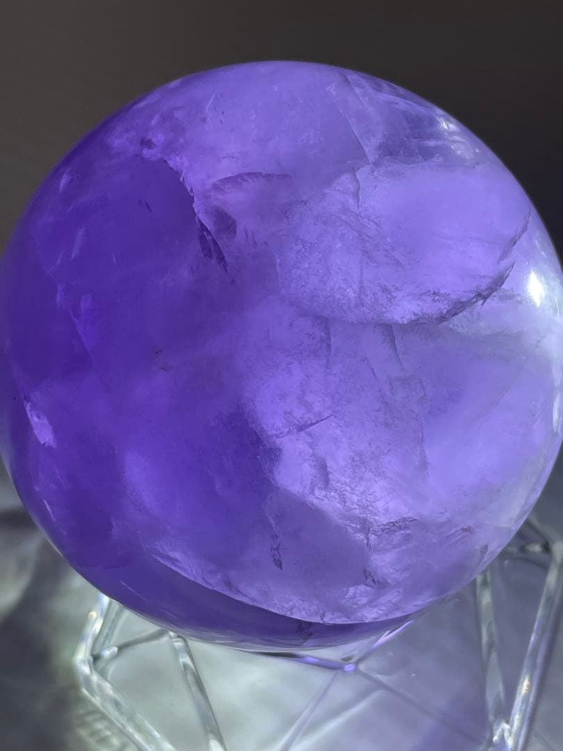 ［天然石］アメジスト スフィア 置物　　326グラム