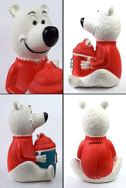 1970’s ICEE BEAR アイシーベアー ビンテージ ソフビ 貯金箱