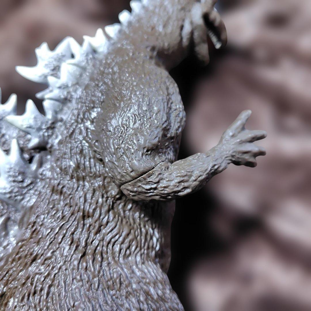 初代ゴジラ1954酒井ゆうじソフビ、1984モスラ幼虫セット