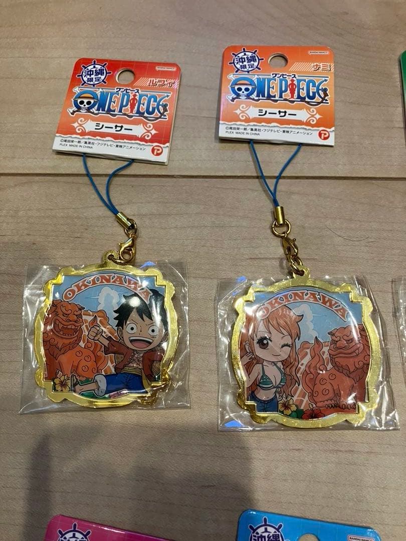 ワンピース　キーホルダー 沖縄　シーサー　限定品　セット　沖縄限定