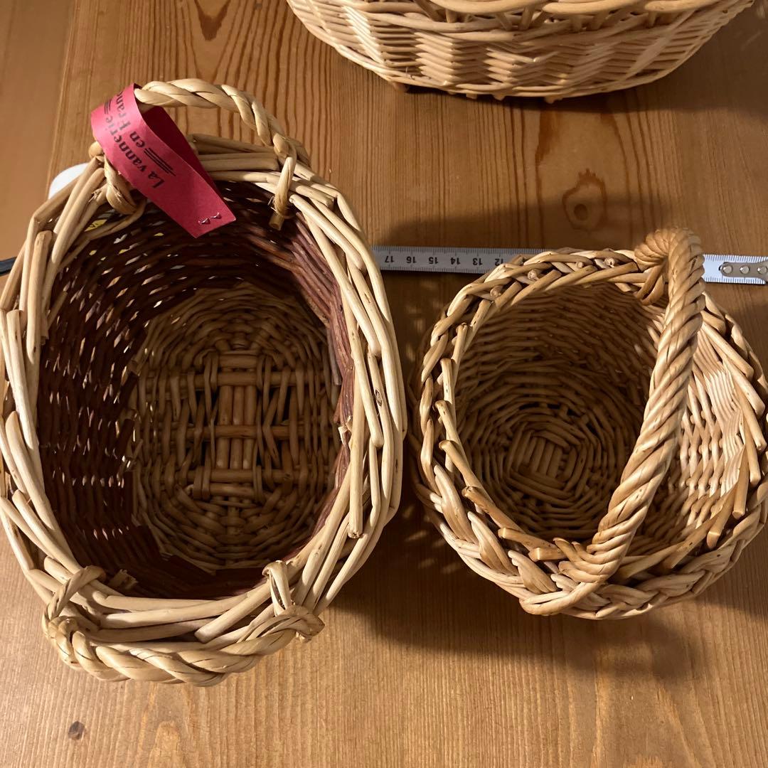 キャトルセゾン バスケットフランス柳かご 検)ハグオーワー 北欧暮らしの道具店