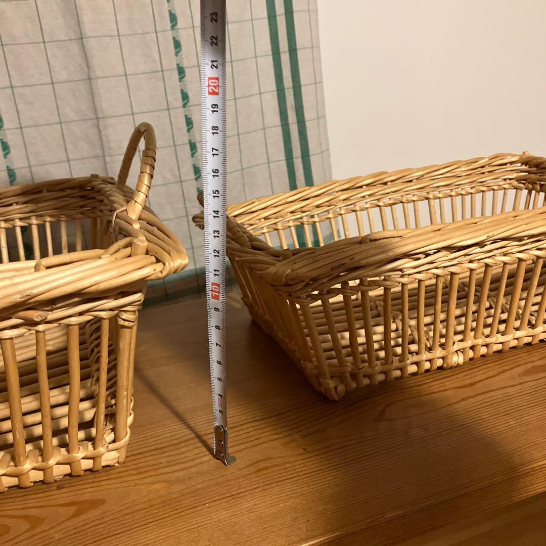 キャトルセゾン バスケットフランス柳かご 検)ハグオーワー 北欧暮らしの道具店