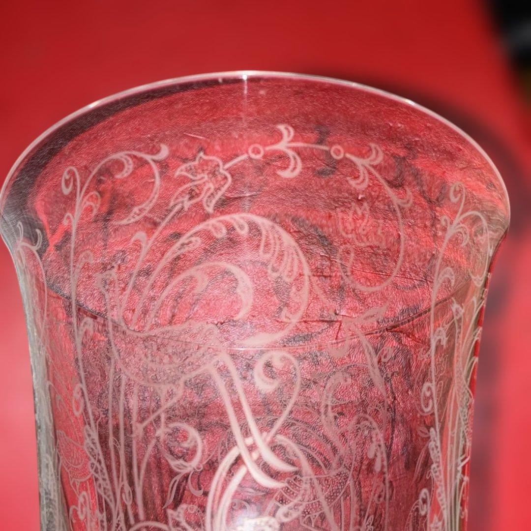 バカラ パルメ　花瓶　フラワーベース　大型サイズ