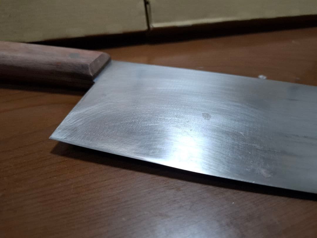 堺刀司 中華包丁 正重作　全長33.5 刃渡り22.2 刃幅9cm