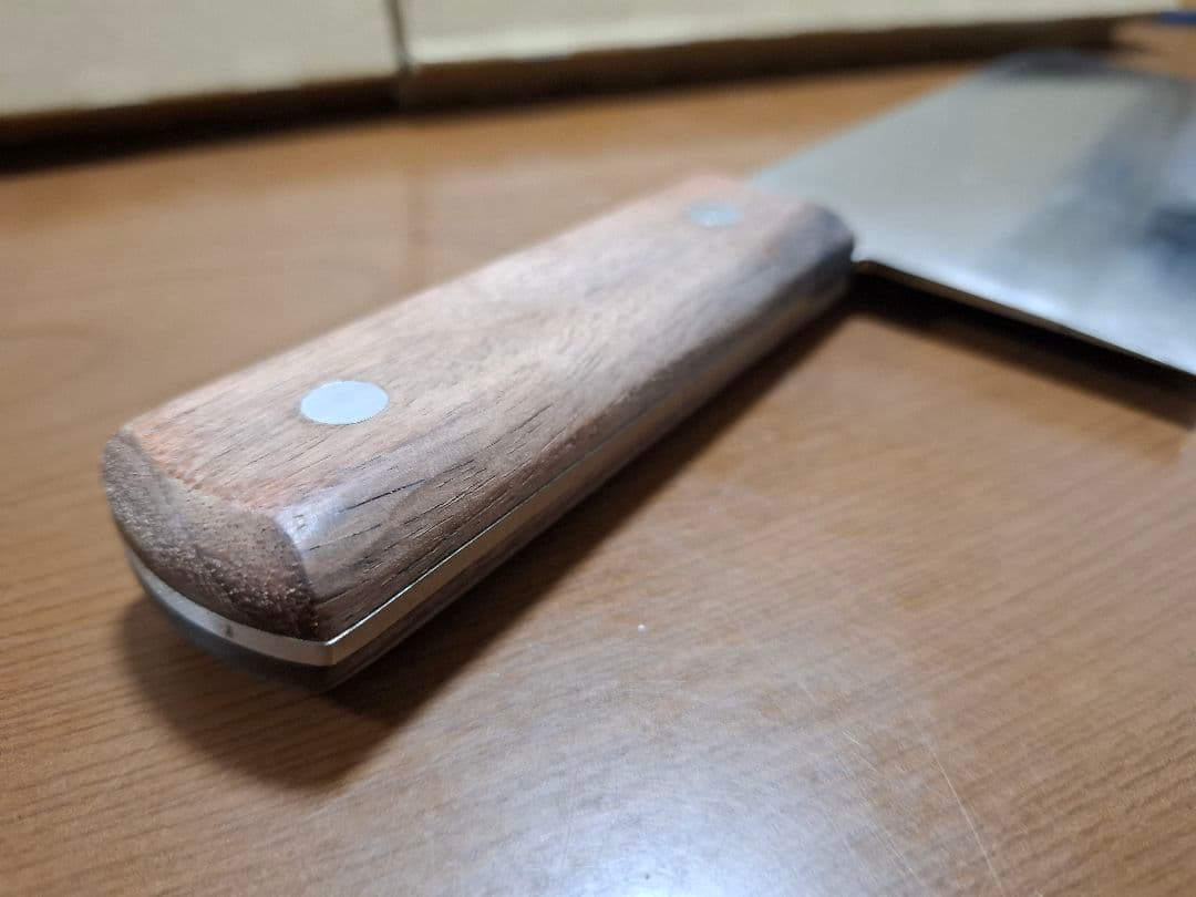 堺刀司 中華包丁 正重作　全長33.5 刃渡り22.2 刃幅9cm