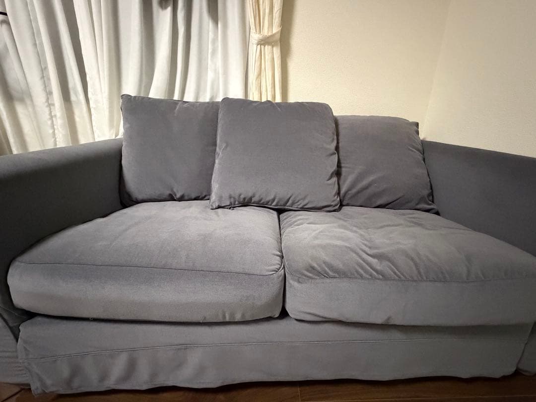 IKEA グローンリード 2人がけソファ グレー