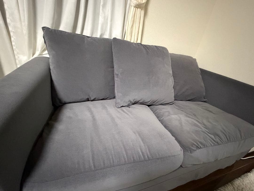 IKEA グローンリード 2人がけソファ グレー