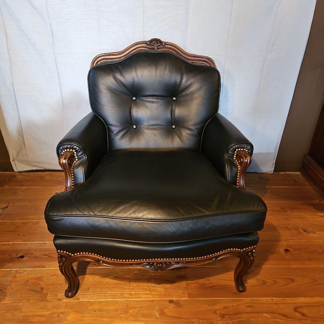 Karimoku　Domani カリモク　ドマーニ　ルイXV 本革　B