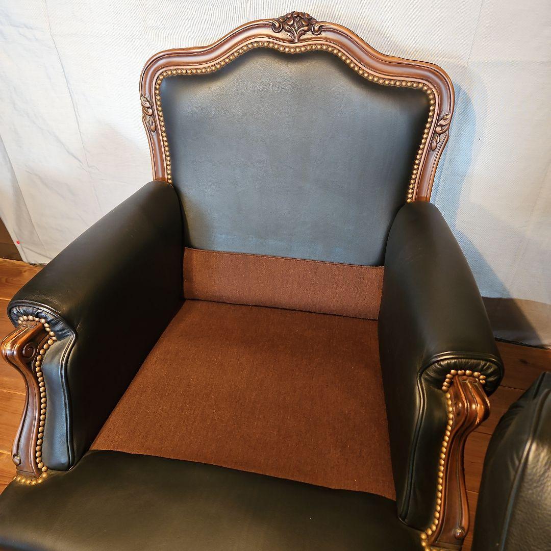 Karimoku　Domani カリモク　ドマーニ　ルイXV 本革　B