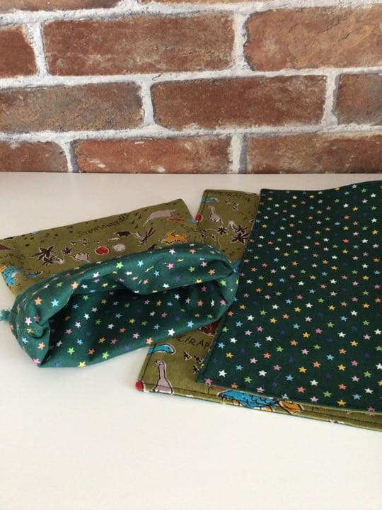 ハンドメイド⭐︎給食セット 21. 緑きょうりゅう