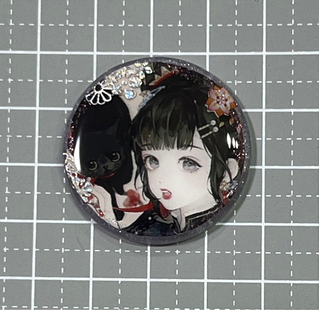 感謝価格(ㅅ´꒳` )黒猫ちゃん  レジンヘアゴム