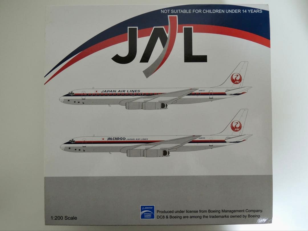 BBOX 1/200 日本航空JAL ダグラス DC8-62 JA8037 鶴丸