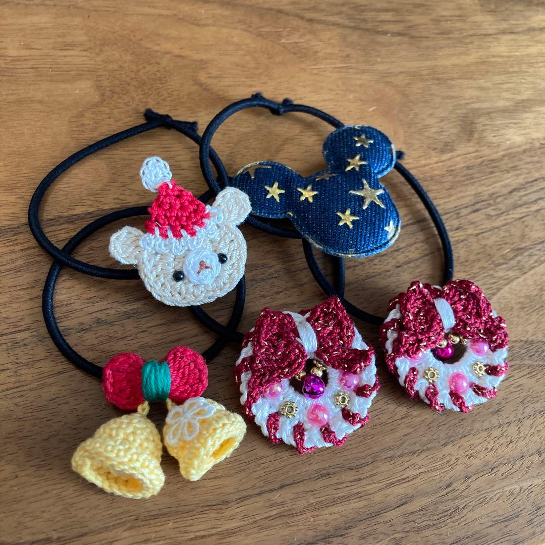 かの＊ほのママ様ご確認用☆ハンドメイド　ヘアゴム