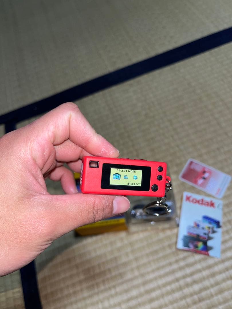 未使用 Kodak Charmera キーホルダー型デジタルカメラ グレー