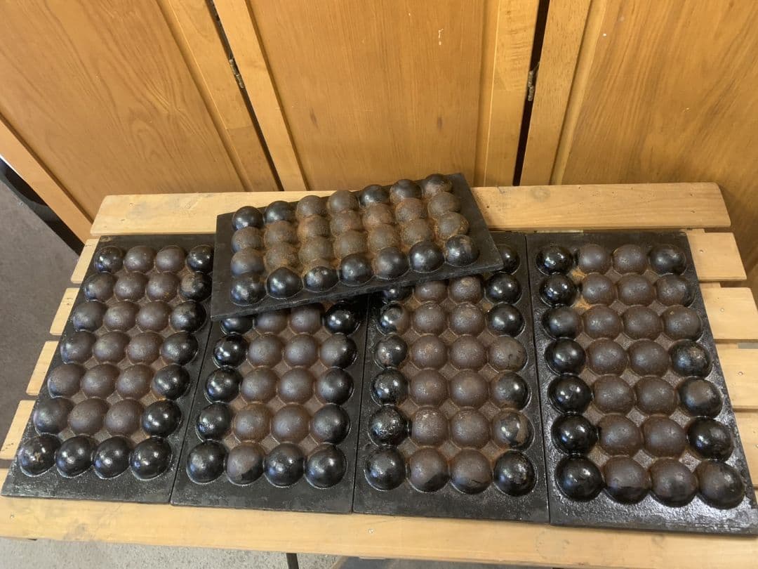 ガス式たこ焼き器 28穴 ×4 業務用