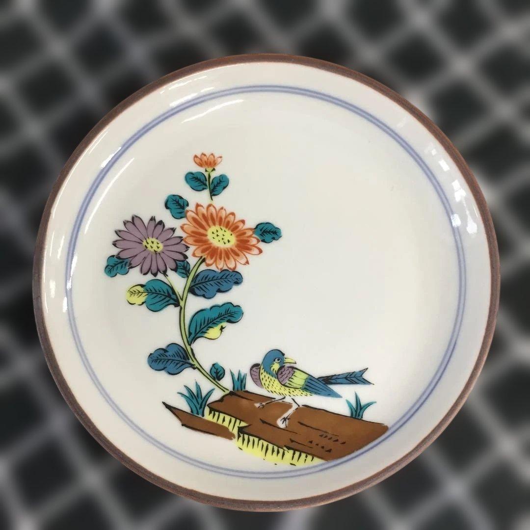 九谷焼　クタニヤキ　絵変わり小皿5枚×2 10枚セット