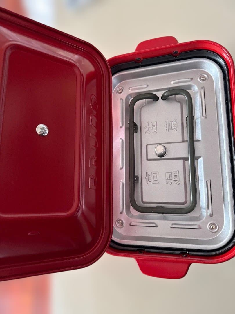 新品☆ブルーノ BRUNO コンパクトホットプレート 赤 パーティー調理