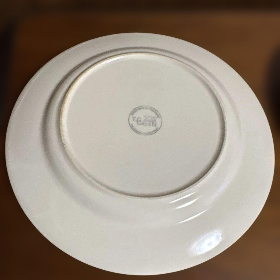 T.G GREEN ドミノウェア ピンク ドット プレート 2枚セット