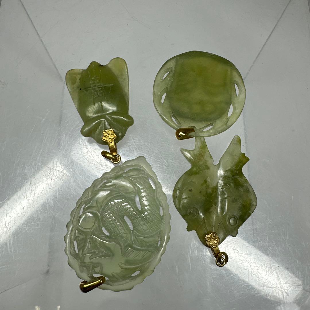 本翡翠　ネックレストップ　67g 東さ7-0411☆2F