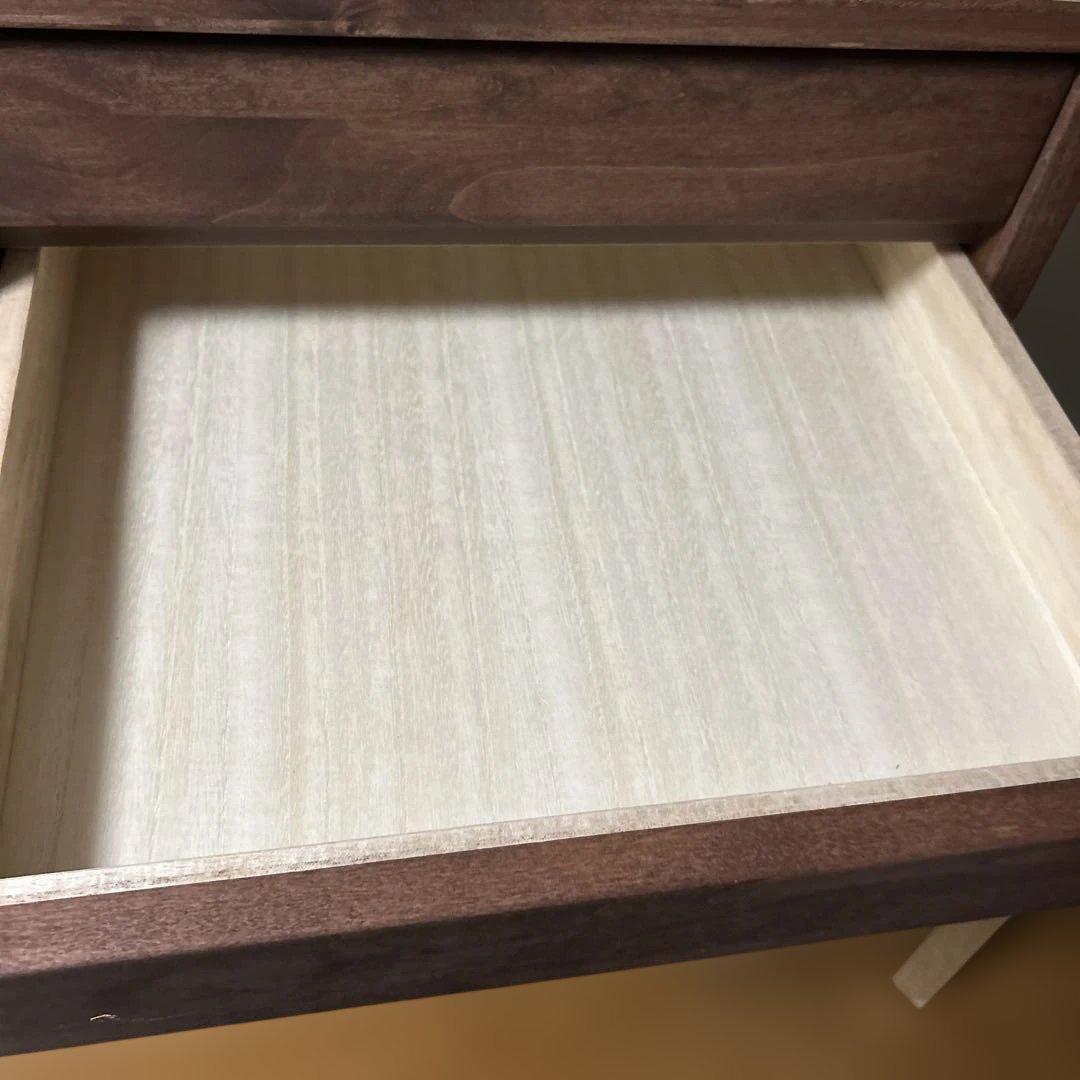 大川家具 木製 チェスト 引き出し収納 日本製 ブラウン 4段 5段 100cm