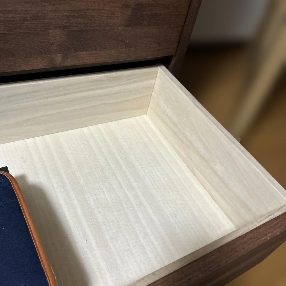 大川家具 木製 チェスト 引き出し収納 日本製 ブラウン 4段 5段 100cm