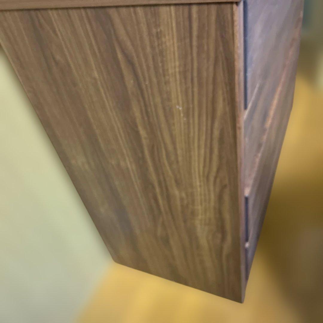 大川家具 木製 チェスト 引き出し収納 日本製 ブラウン 4段 5段 100cm