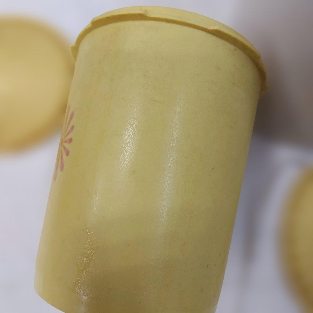 食品保存容器セットTupperware5個まとめて レトロレア
