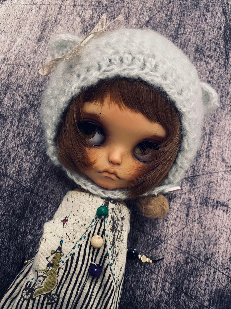 カスタム アイシードール タン肌 マッシュルームヘア ユニセックスな女の子