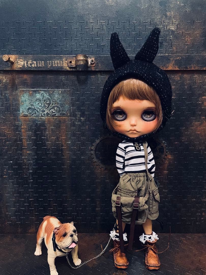 カスタム アイシードール タン肌 マッシュルームヘア ユニセックスな女の子