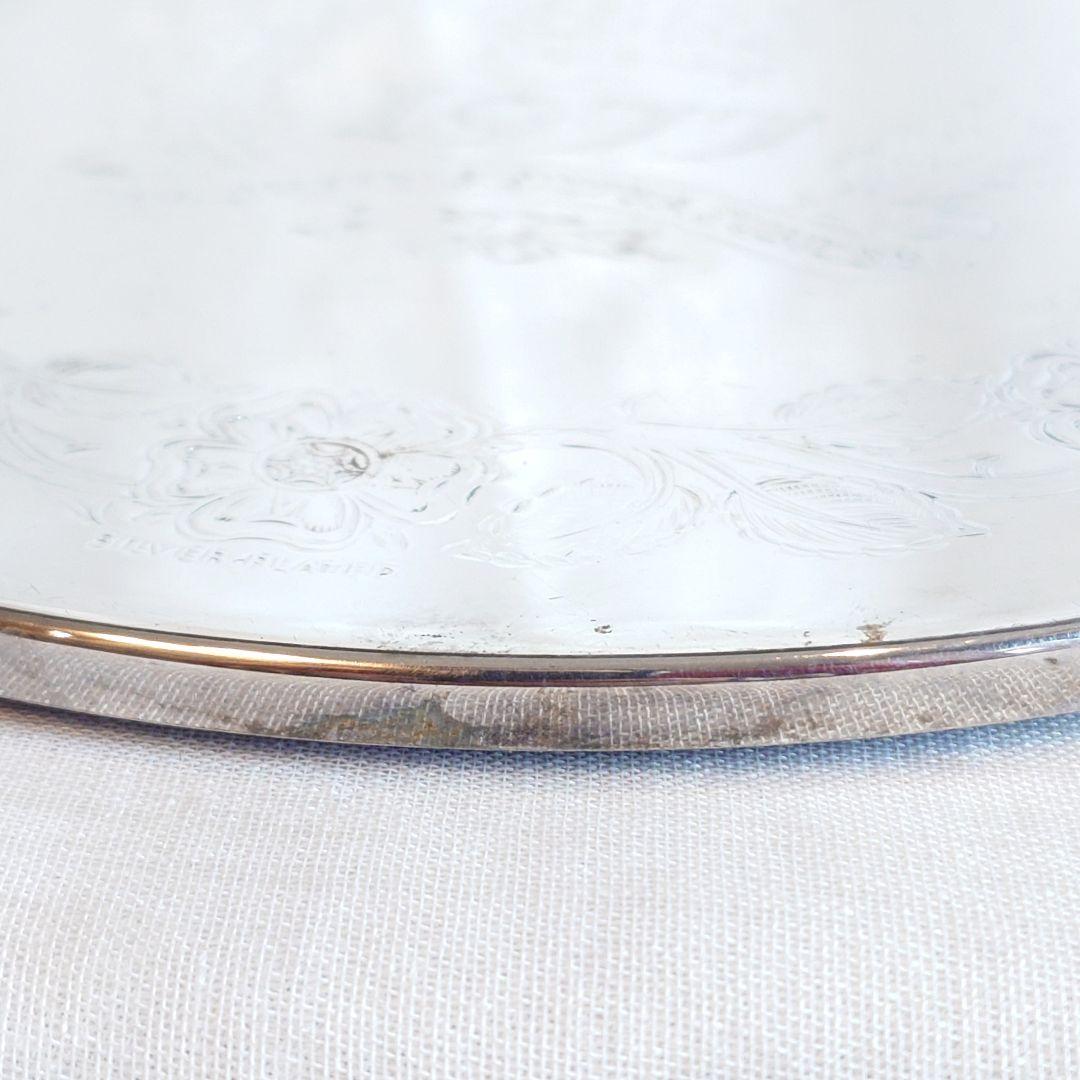 シルバーポットスタンド　ティーマット　プレイスマット　トリベット　エリザベス女王