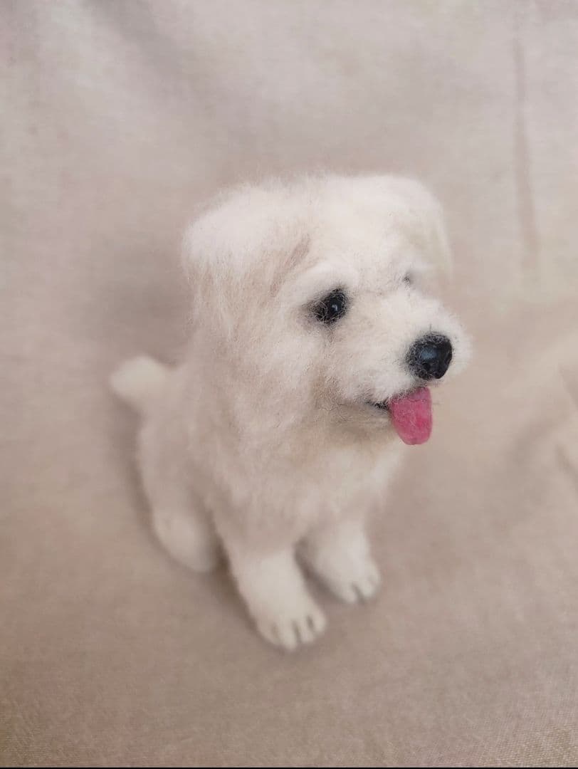 羊毛フェルト 犬 オーダー ペットロス 愛犬 そっくり Мサイズ