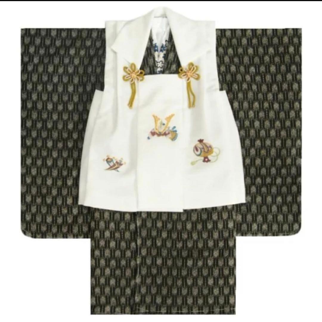 【超美品】七五三 着物セット 草履付き 3歳　男の子　被布