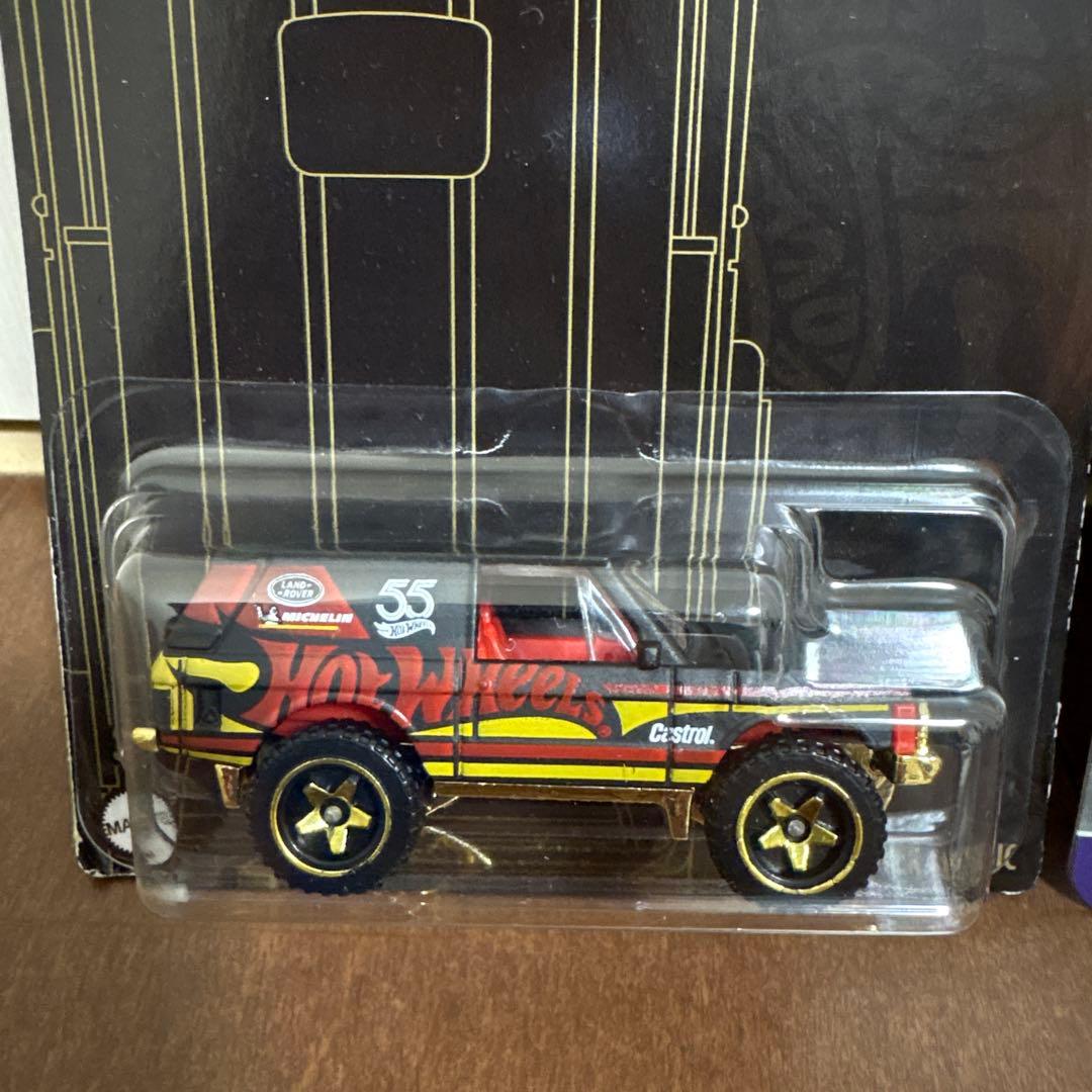 ミニカー Hot Wheels 55 Land Rover & Lamborghini