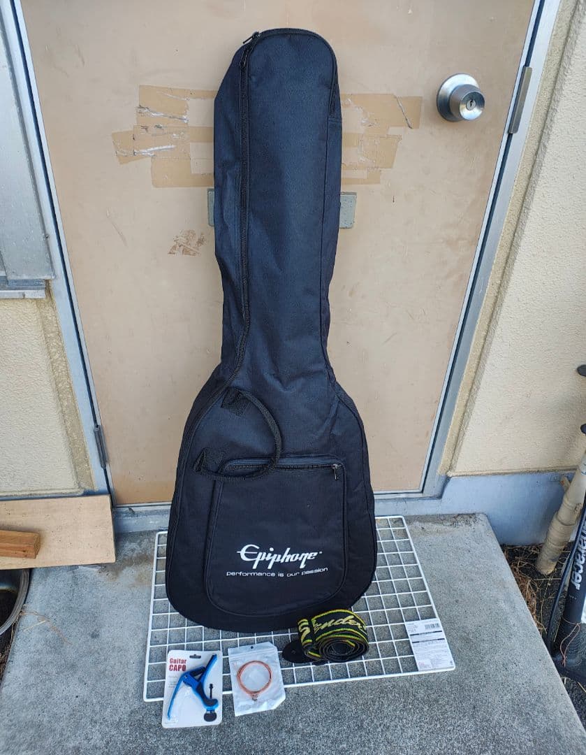 美品 Epiphone DR-100 NA コンタクトPU２個搭載エレアコ