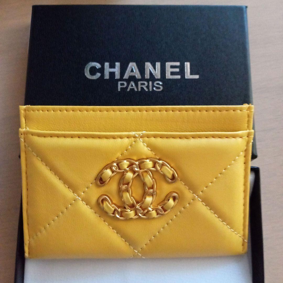 未使用新品★CHANEL★カードケース★ノベルティ★シャネル★イエロー