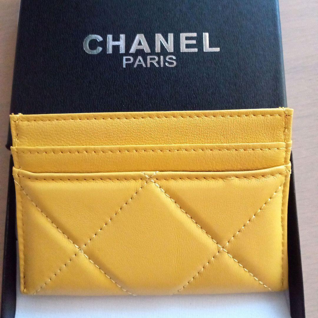 未使用新品★CHANEL★カードケース★ノベルティ★シャネル★イエロー